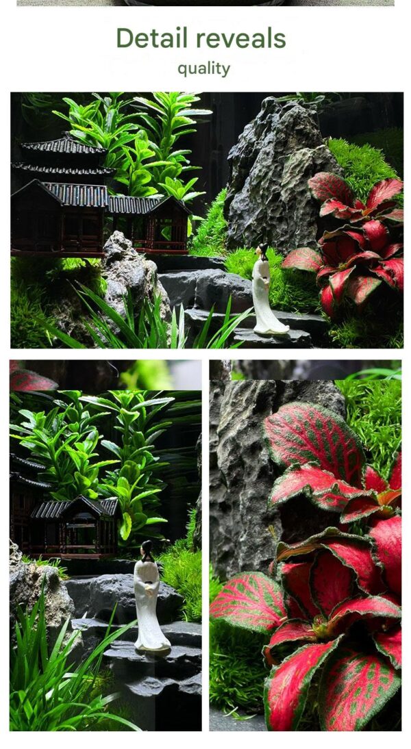 [Shanhaijian] Desktop Ecological Bottle Moss Micro Landscape New Chinese Landscape Creative Green Plant Bonsai High end Ornament - Image 3