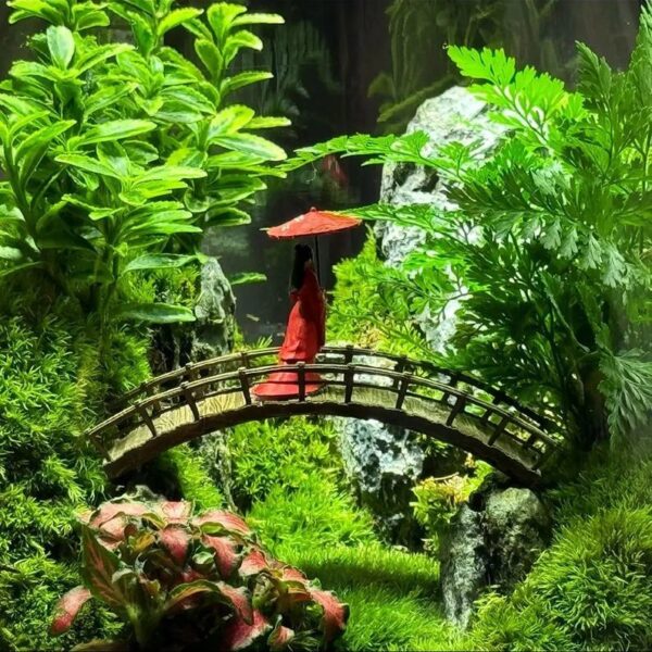 【 Beautiful Jiangnan 】 Chinese style moss micro landscape ecological bottle, green plants, potted plants, creative desktop products, easy to maintain and fresh - Image 2
